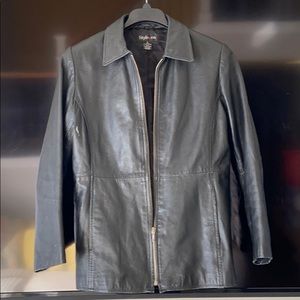 STYLE & CO GENUINE LEATHER JACKET